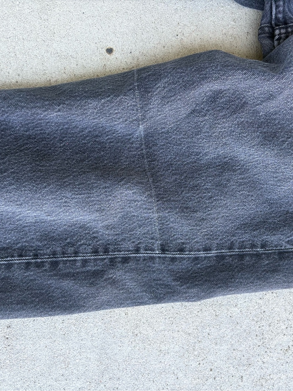 Vintage 90s 1995 Levi’s 501 xx Faded Black Charcoal Jeans 36x33 - Picture 6 of 10
